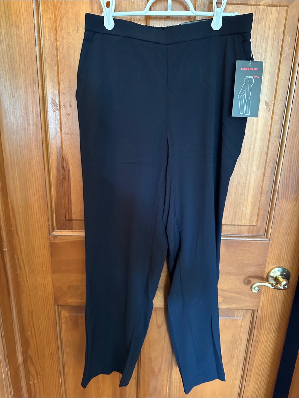 Briggs New York Black Straight-Leg Trousers